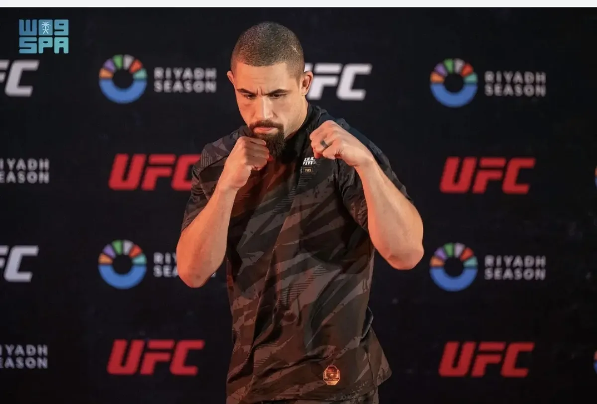 الرياض تستضيف أول حدث لـ UFC في السعودية- الصورة من واس 