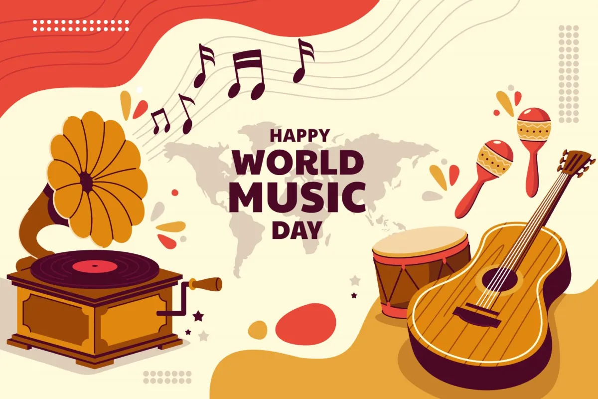 اليوم العالمي للموسيقى - المصدر موقع freepik