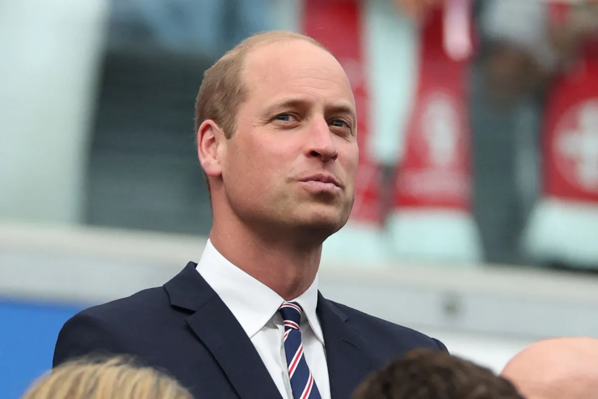 الأمير وليام في فرانكفورت أرينا في فرانكفورت إيه إم ماين (Prince William at the Frankfurt Arena in Frankfurt am Main). مصدر الصورة: Adrian DENNIS / AFP