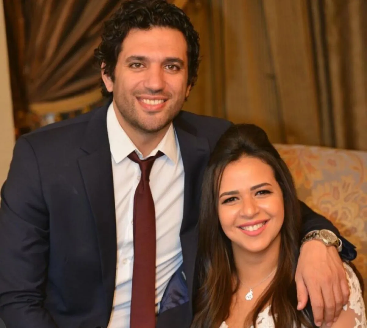 إيمي سمير غانم وزوجها حسن الرداد- الصورة من حسابها على إنستغرام