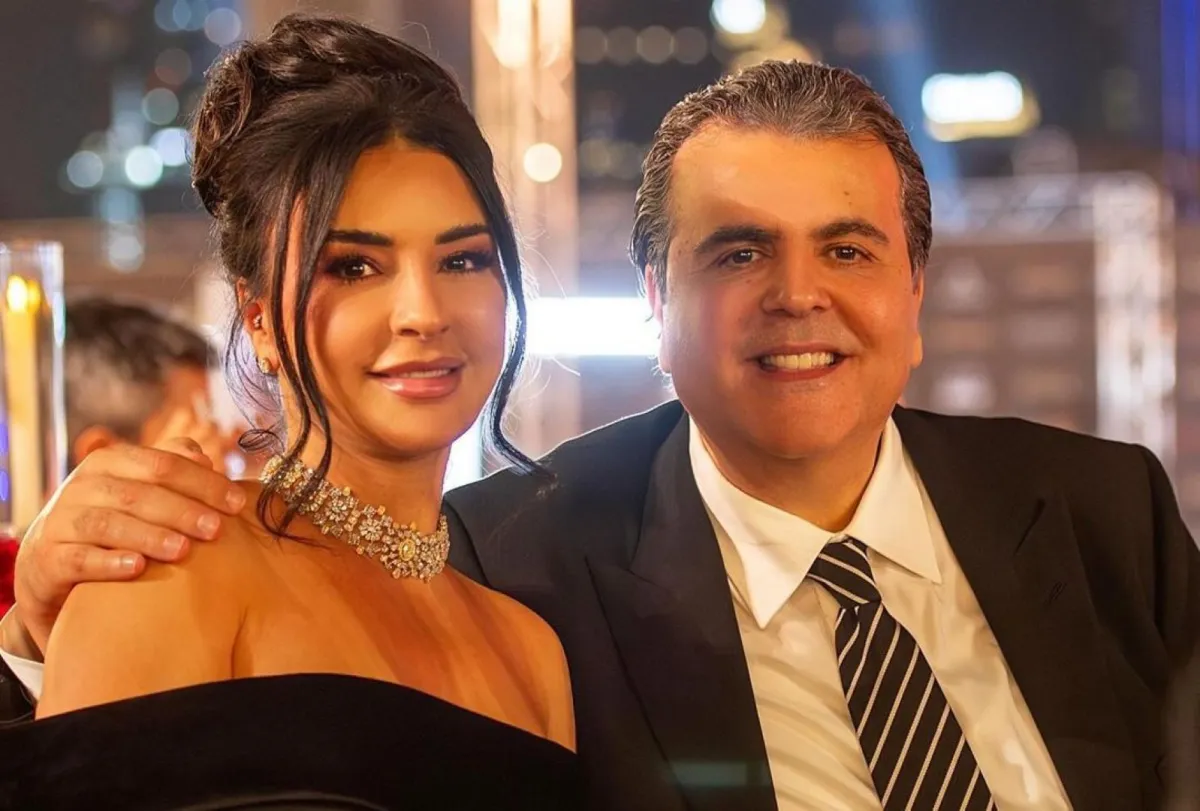 ماغي بو غصن وزوجها المنتج جمال سنان - الصورة من حسابها على إنستغرام