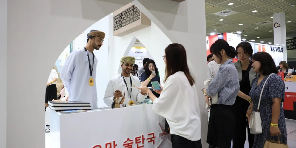 مشاركة سلطنة عمان بمعرض سول الدولي للكتاب 2024م. الصورة من وكالة الأنباء العمانية
