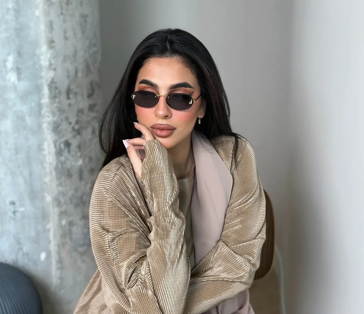 عباية من منصة بقشة- الصورة من العلاقات العامة للمنصة