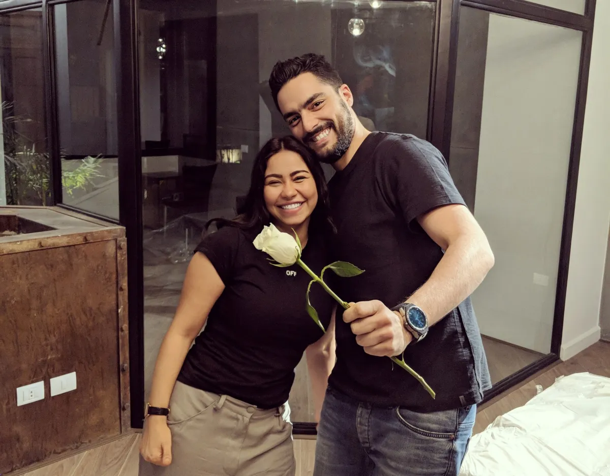 شيرين عبد الوهاب وحسن الشافعي - الصورة من حساب حسن الشافعي على انستغرام