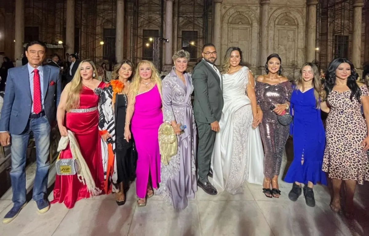 عقد قران منه ابنه الإعلامية مفيدة شيحة - الصورة من حساب الإعلامية سهير شلبي على إنستغرام