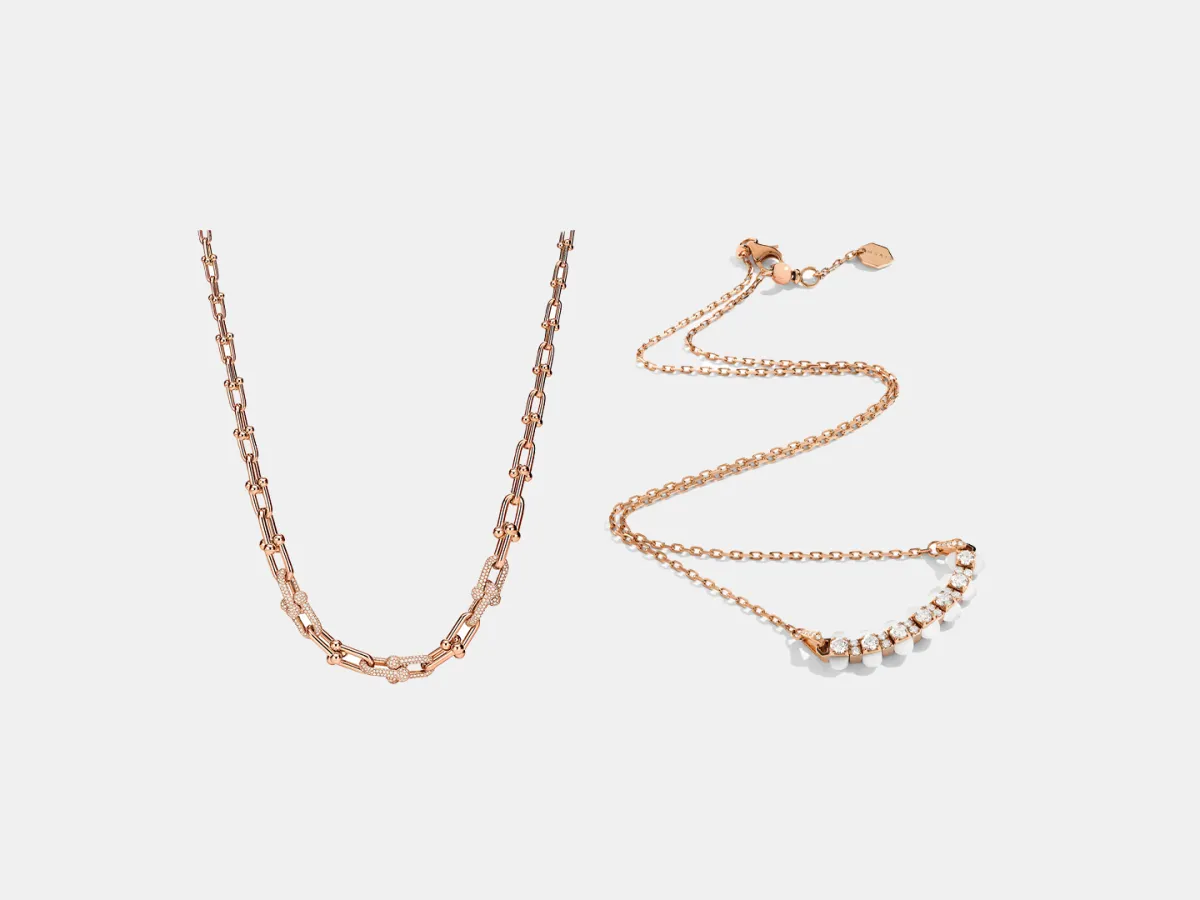 سلاسل ذهب بدون دلايات