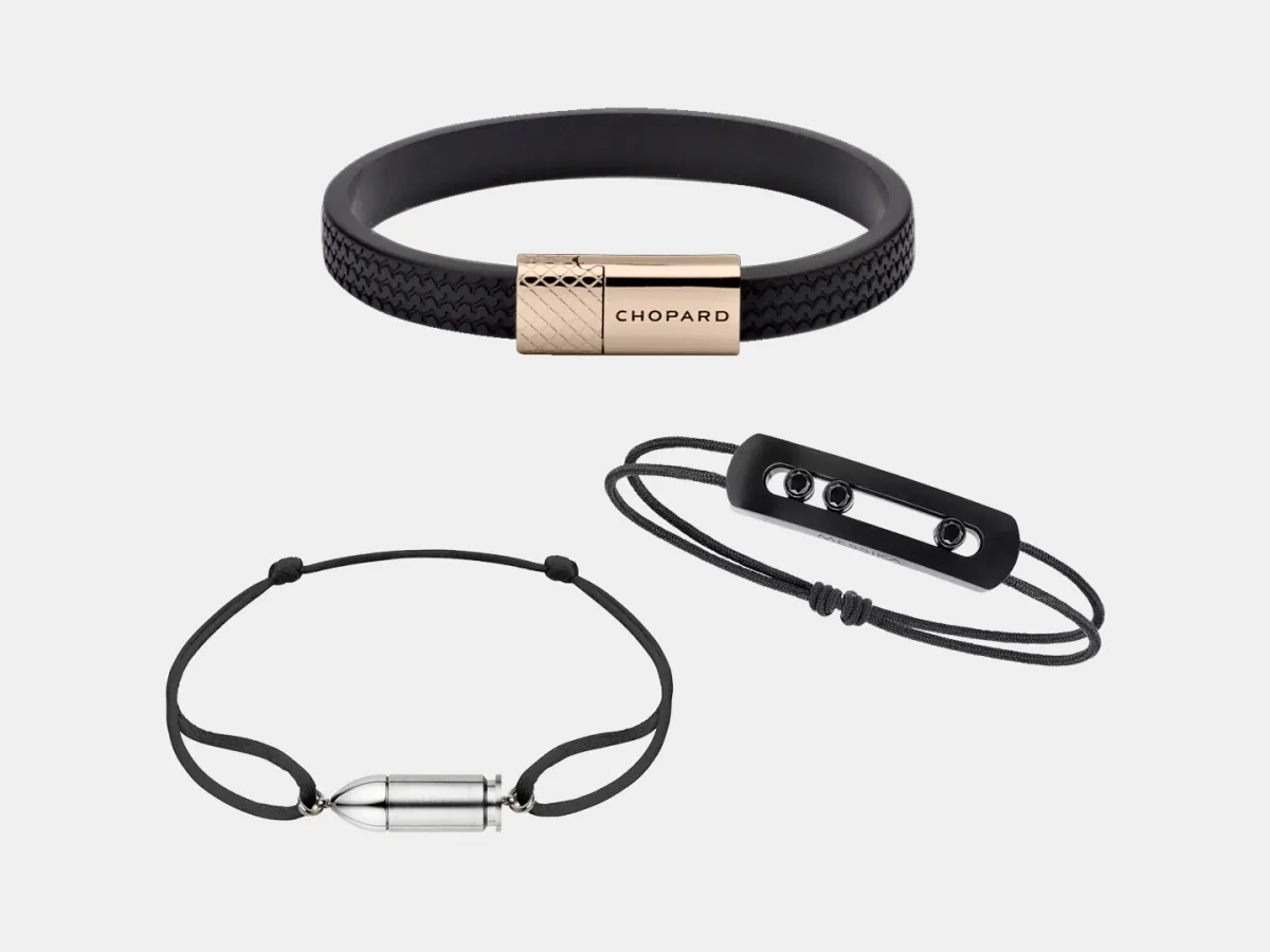 أساور رجالية سوداء