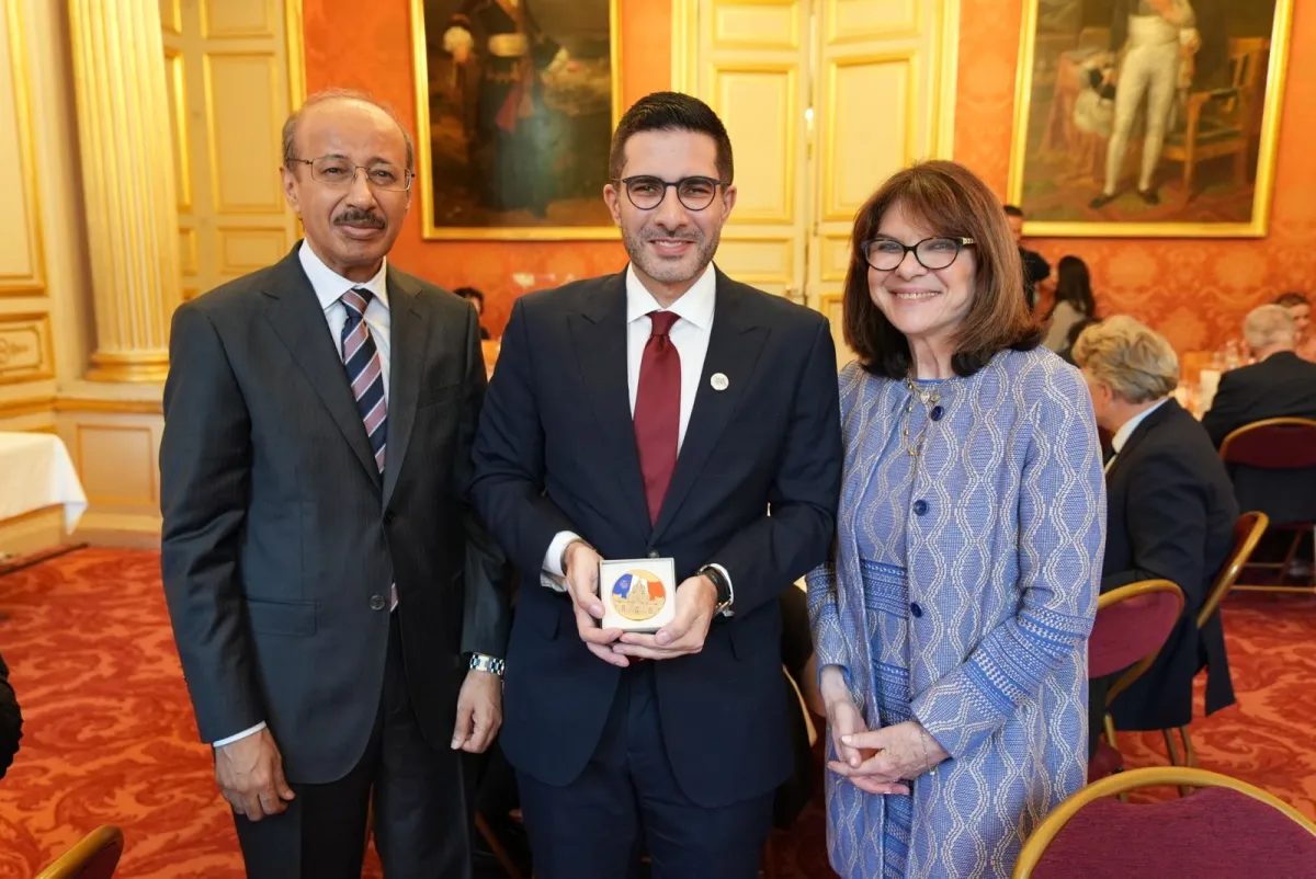 خلال تكريم عرب نيوز في مجلس الشيوخ الفرنسي 