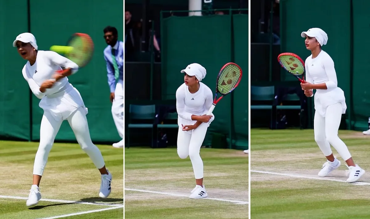 السعودية هنية منهاس حاضرة في بطولة ويمبلدون للناشئين تحت 14 سنة