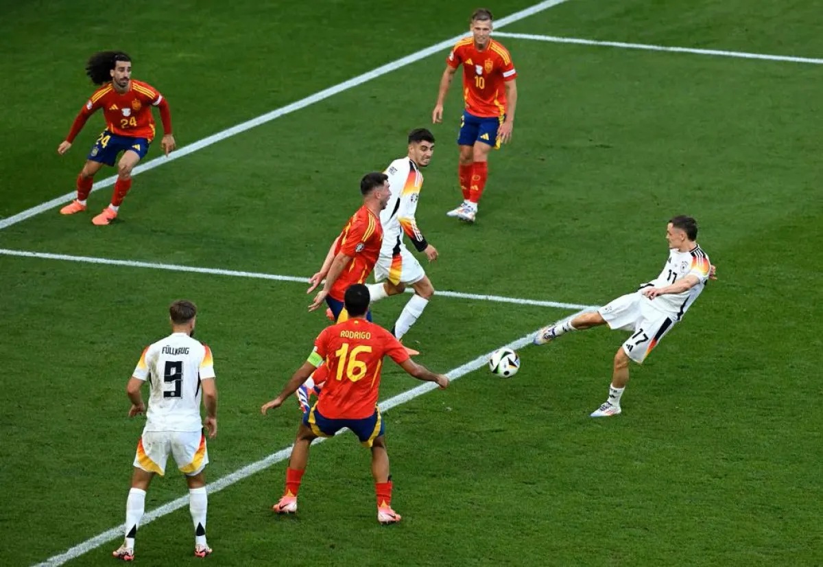 لقطات من مواجهة إسبانيا وألمانيا في ربع نهائي يورو 2024 - الصورة من uefa