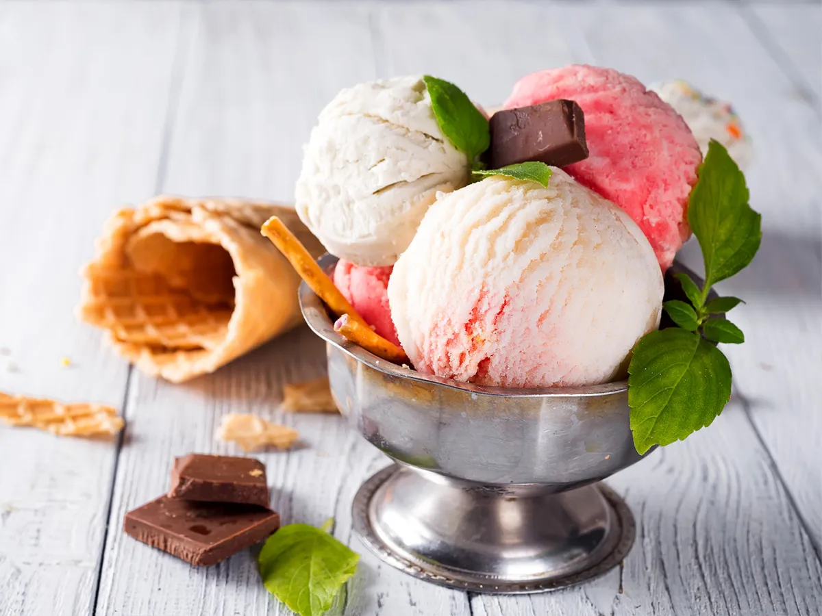 بسكويت الآيس كريم اللذيذ