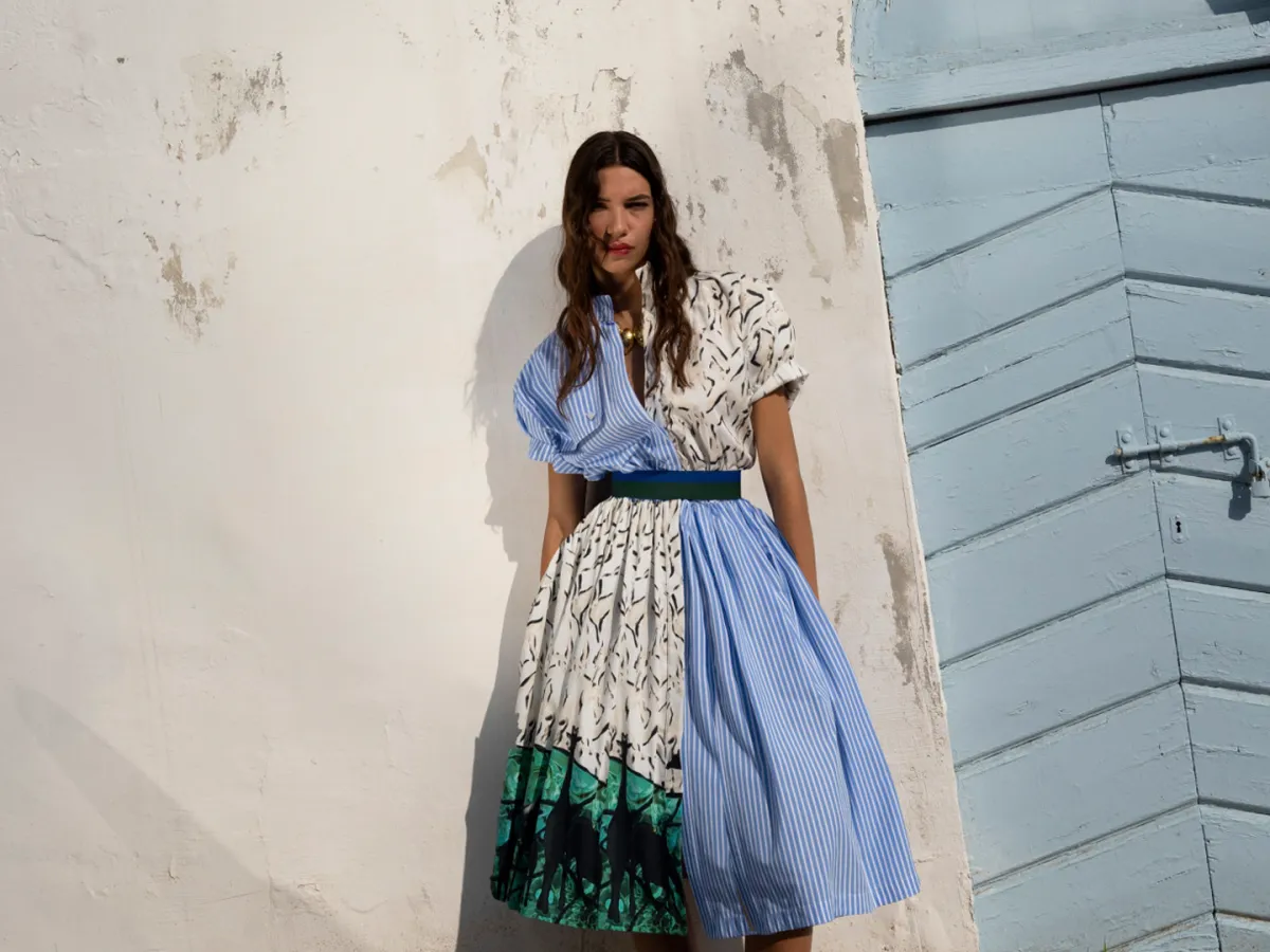 فستان من ستيلا جين Stella Jean - الصورة من Launchmetrics/Spotlight ©