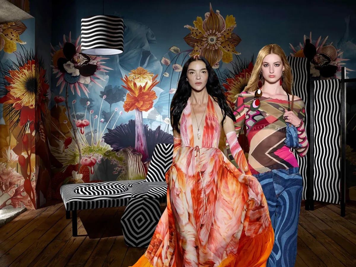 ديكور من مجموعة Pêle Mêle من تصميم Philippe Garcia لدار كريستيان لاكروا Christian Lacroix