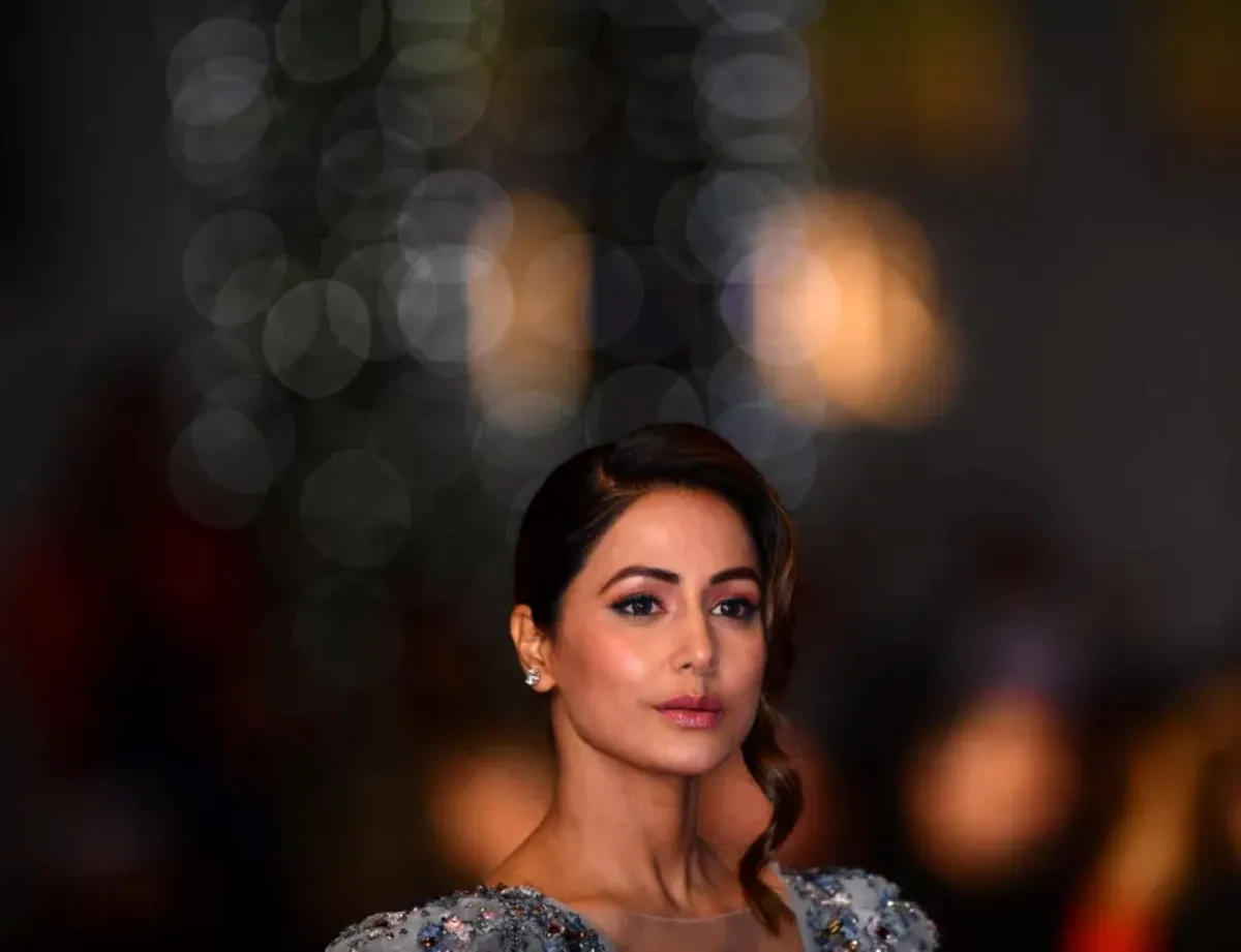 Hina Khan arrives for the screening of the film 'Bacurau' in competition at the 72nd annual Cannes Film Festival, France on May 15, 2019. (Photo by Mustafa Yalcin/Anadolu Agency/Getty Images)