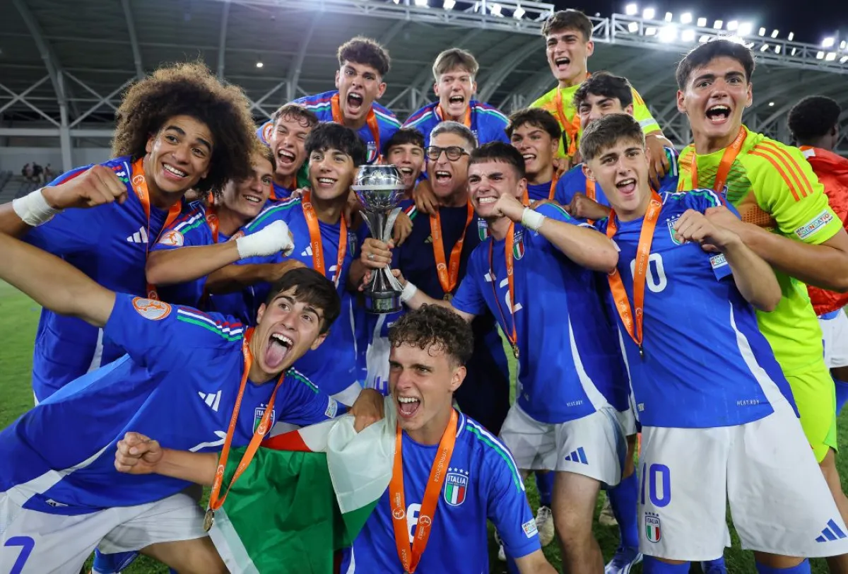 لاعبو المنتخب الإيطالي