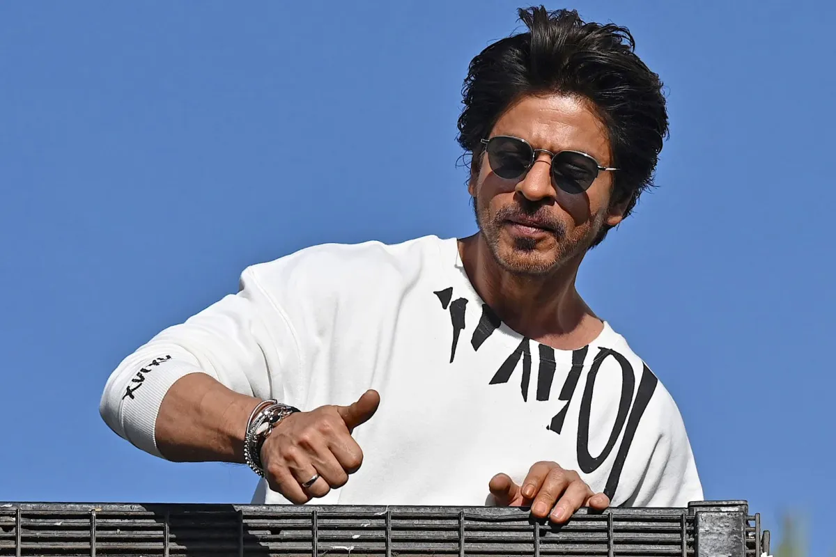 شاروخان في مومباي (Shah Rukh Khan in Mumbai). مصدر الصورة: Sujit JAISWAL / AFP