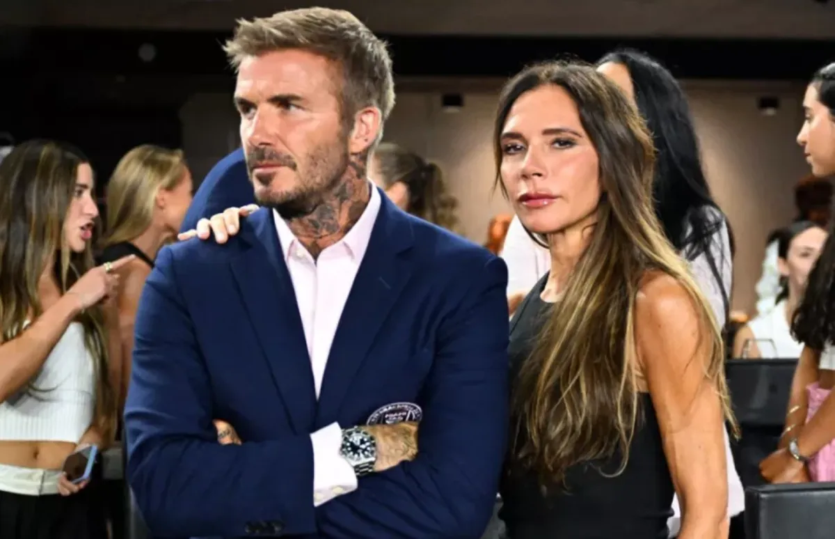 ديفيد وفيكتوريا بيكهام David and Victoria Beckham في فلوريدا (مصدر الصورة: CHANDAN KHANNA / AFP)