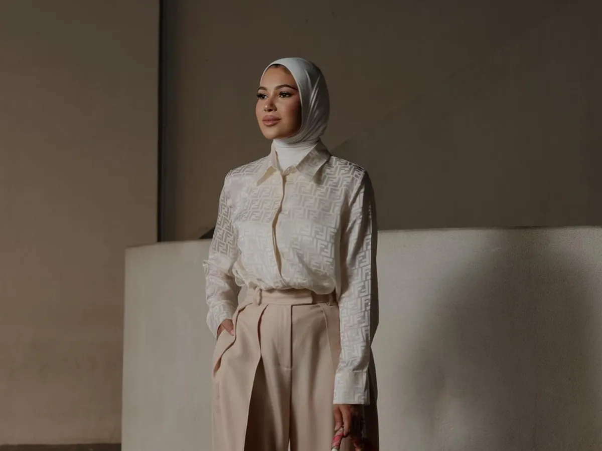 مدونة الموضة منة نبيل - الصورة من حسابها على إنستغرام