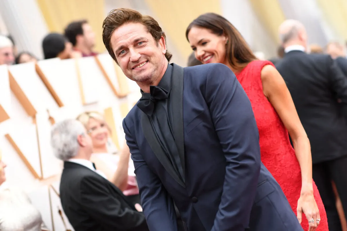 جيرارد بتلر Gerard Butler في حفل أوسكار عام 2020 (مصدر الصورة: AFP / VALERIE MACON)