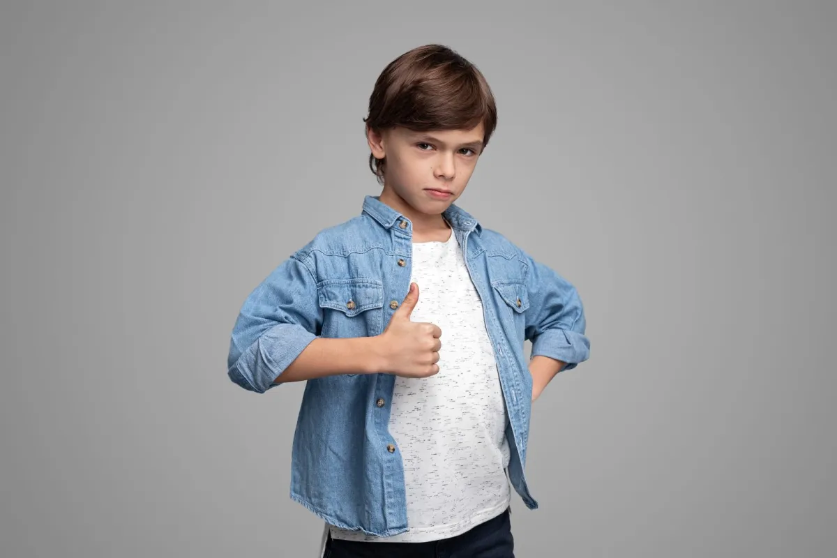 صورة طفل قوي الشخصية