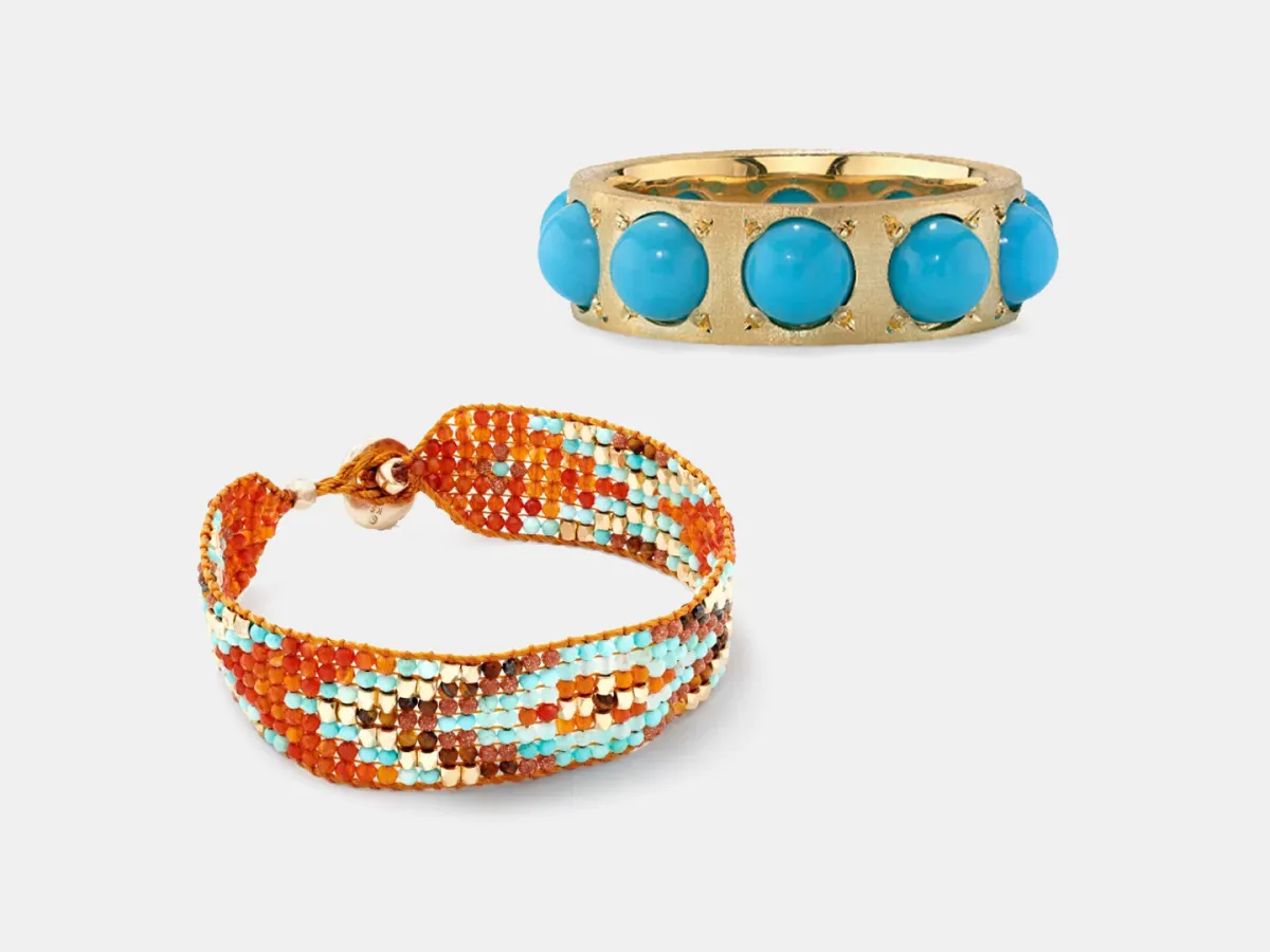 مجوهرات الخرز الملون