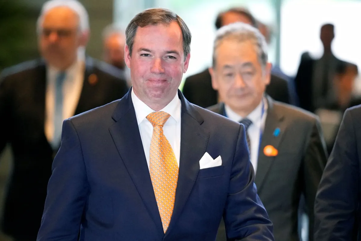 ولي عهد لوكسمبورغ غيوم في طوكيو (Luxembourg's Crown Prince Guillaume in Tokyo). مصدر الصورة: Franck ROBICHON / POOL / AFP