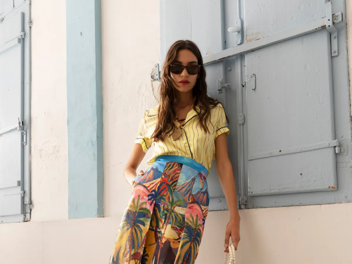 قميص من ستيلا جان Stella Jean - الصورة من Launchmetrics/Spotlight ©