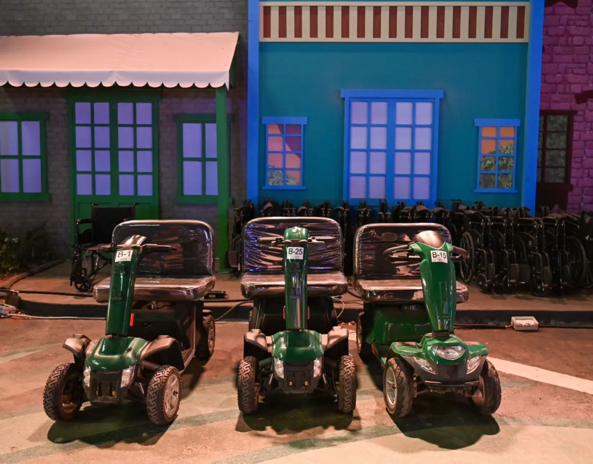 العربات الكهربائية في موسم جدة