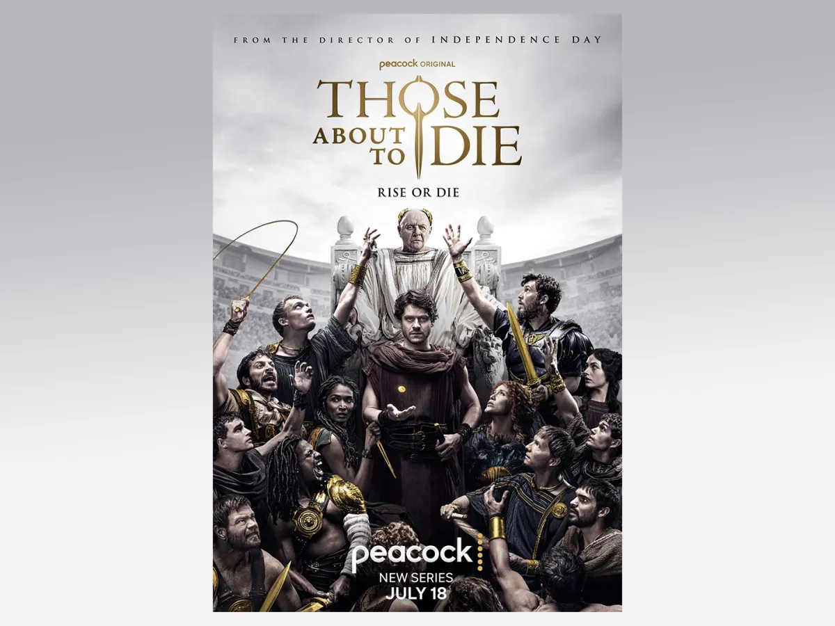 الملصق الرسمي لمسلسل Those About to Die