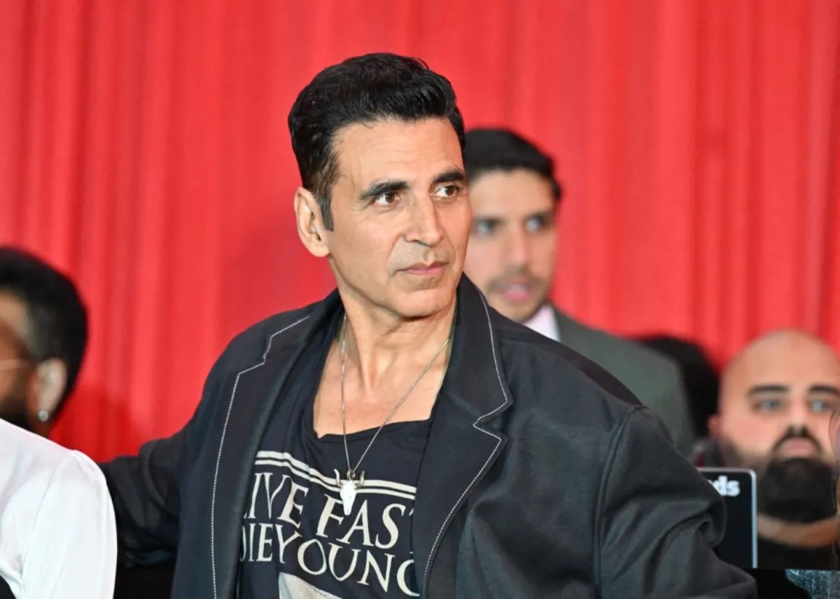 أكشاي كومار في ألفاريتا، جورجيا (Akshay Kumar in Alpharetta, Georgia). مصدر الصورة: Paras Griffin/Getty Images for Dharma Production & Cornerstone Agency /AFP