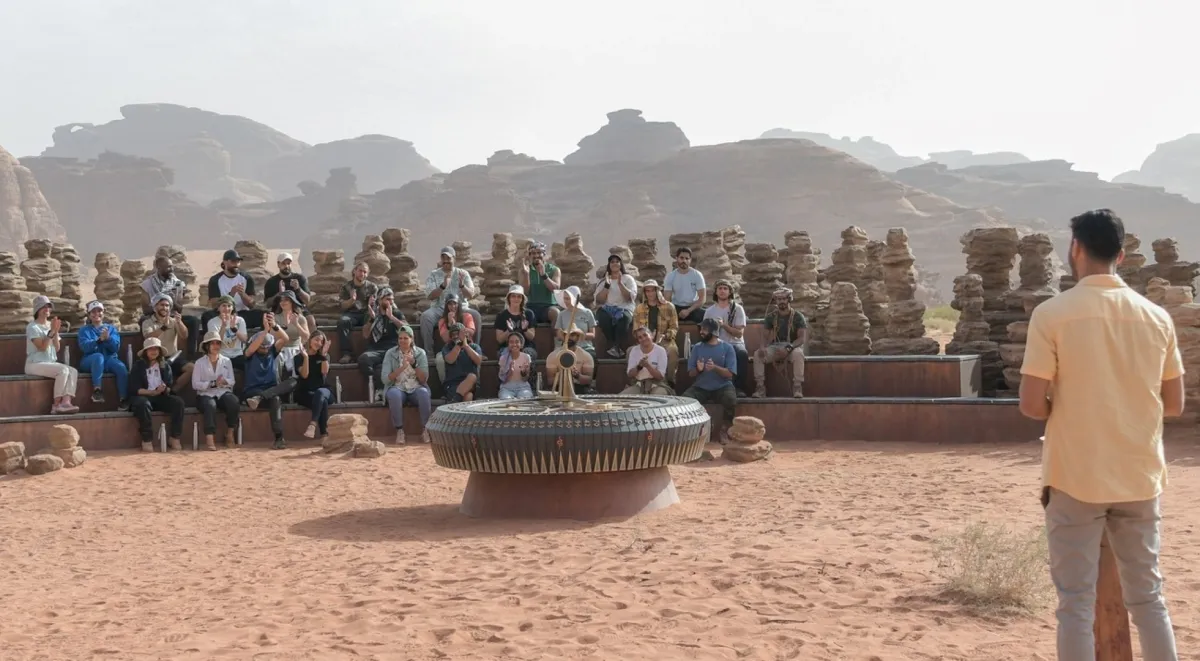 محمد الشهري في أرض  المليون الموسم الثاني- الصورة من المركز الاعلامي لـ ام بي سي