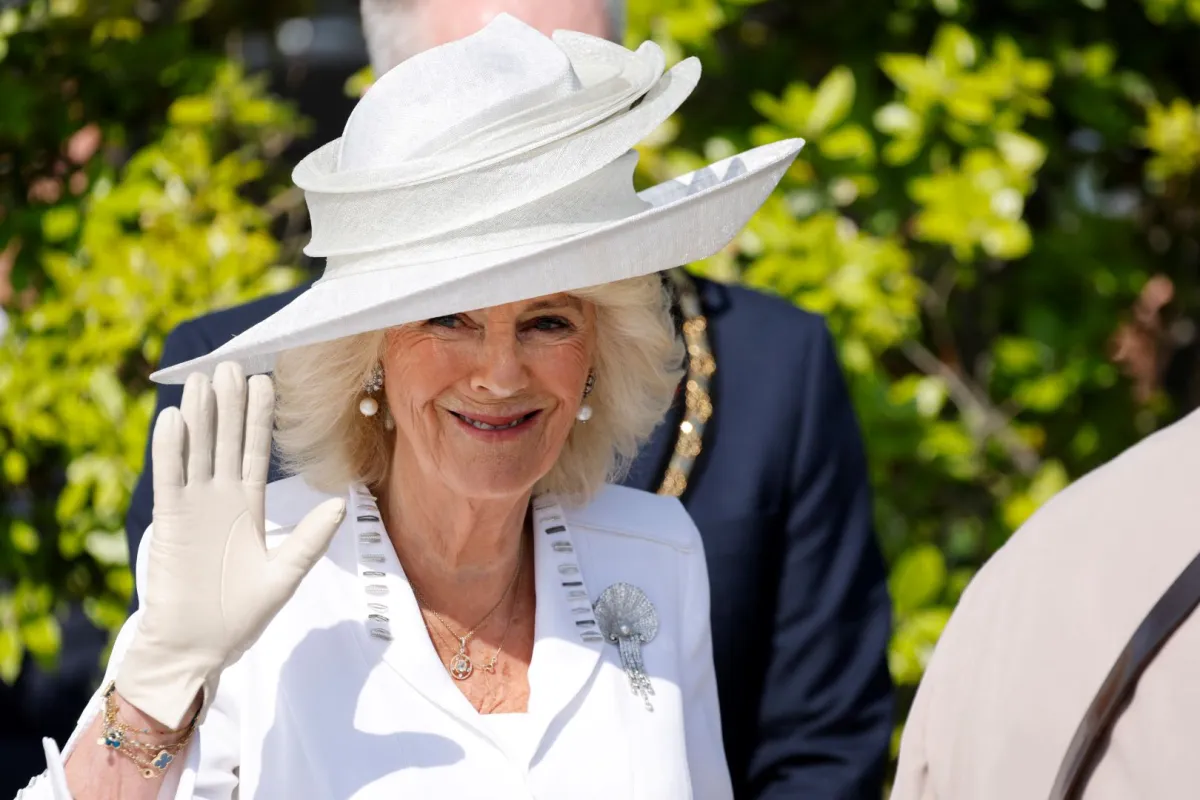 الملكة كاميلا Queen Camilla زوجة الملك تشارلز الثالث (مصدر الصورة: Ludovic MARIN / POOL / AFP)