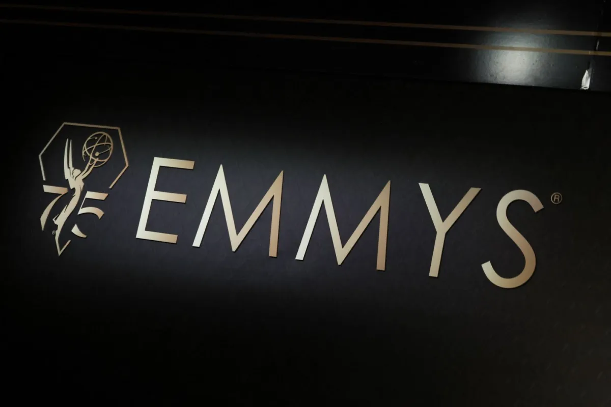 شعار إيمي (Emmys logo)- مصدر الصورة: Rodin Eckenroth/Getty Images/AFP