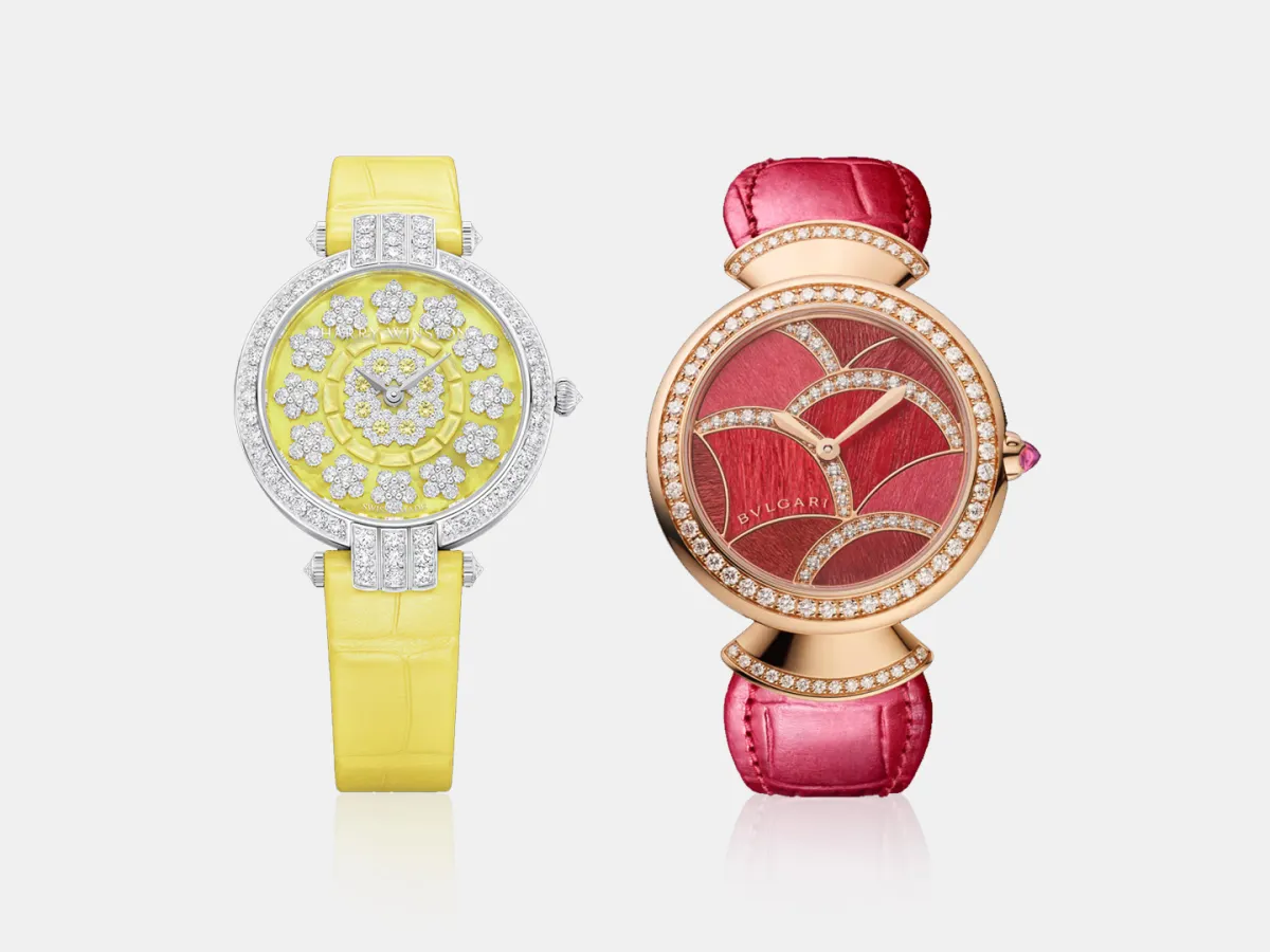 ساعات ملوّنة