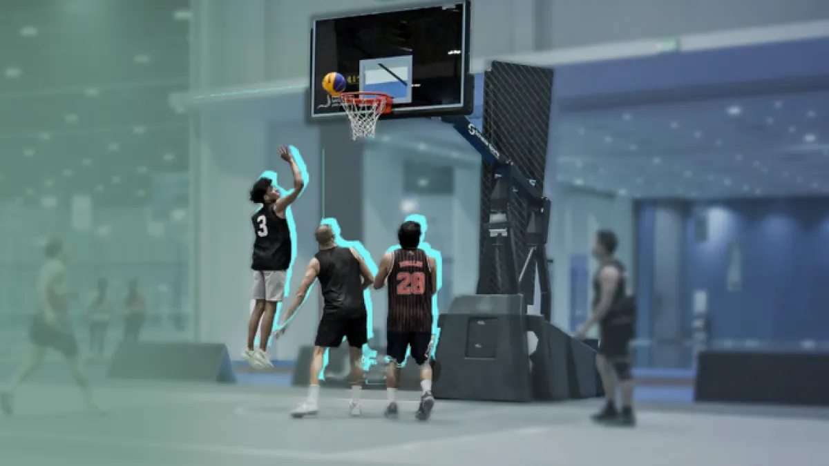 كرة السلة. الصورة من مكتب أبوظبي الإعلامي