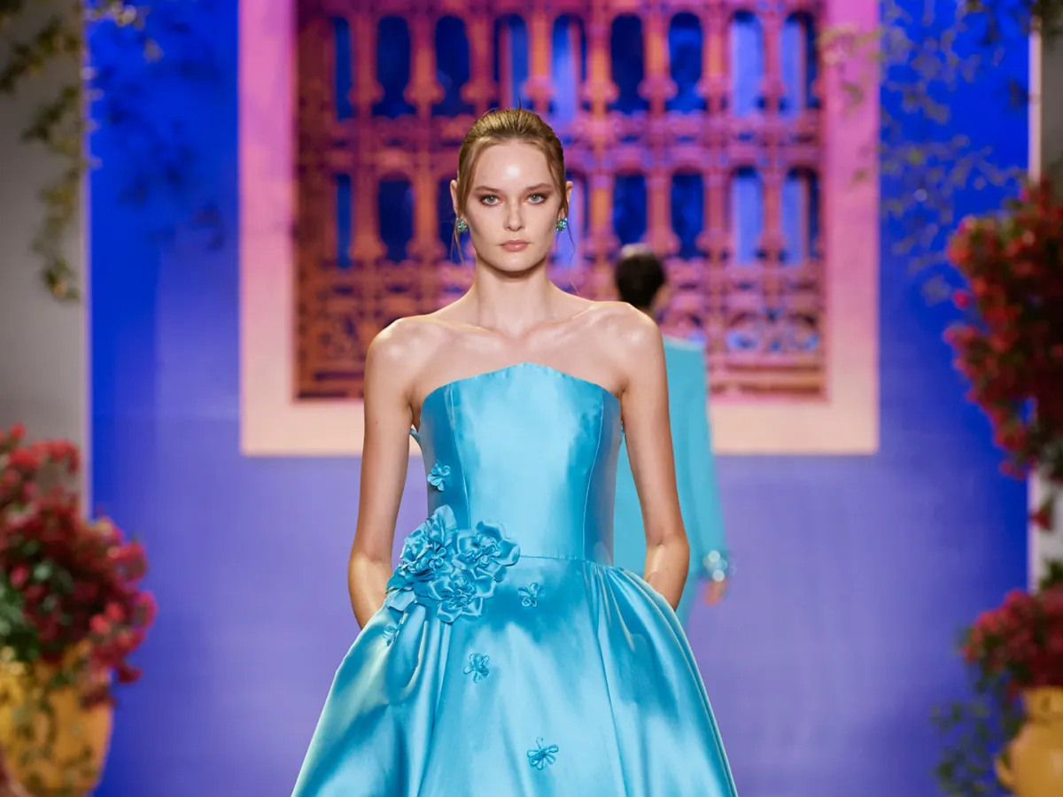 فستان من باميلا رولاند Pamella Roland- الصورة من Launchmetrics/Spotlight ©