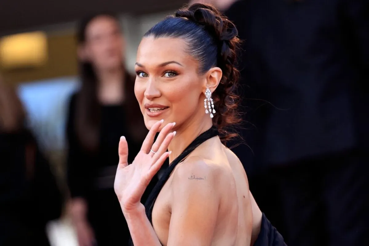 بيلا حديد  Bella Hadid في مهرجان كان الفرنسي (مصدر الصورة: Valery HACHE / AFP)