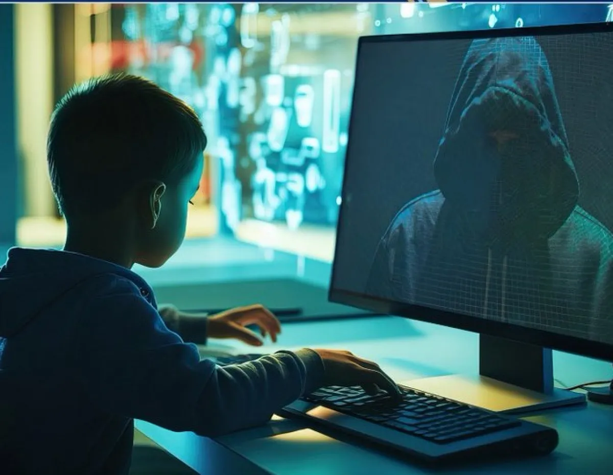 حماية الأبناء من الجرائم الإلكترونية. الصورة من الحساب الرسمي لشرطة أبوظبي على منصة x