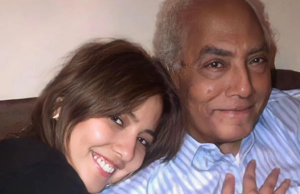 مي كساب مع والدها- الصورة من حسابها الخاص على إنستغرام