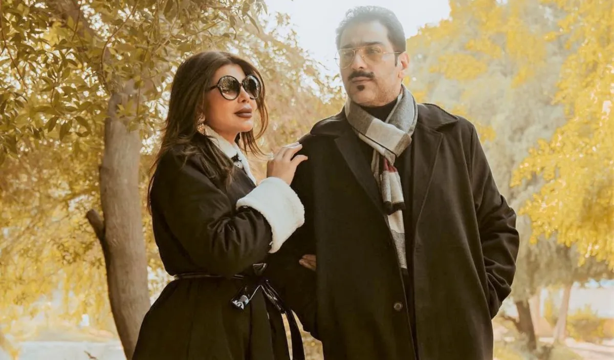 شهاب جوهر وإلهام الفضالة- الصورة من حساب شهاب جوهر على الانستغرام