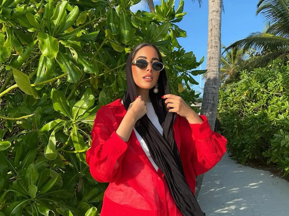 مدونة الموضة أماني فوزي - الصورة من حسابها على إنستغرام