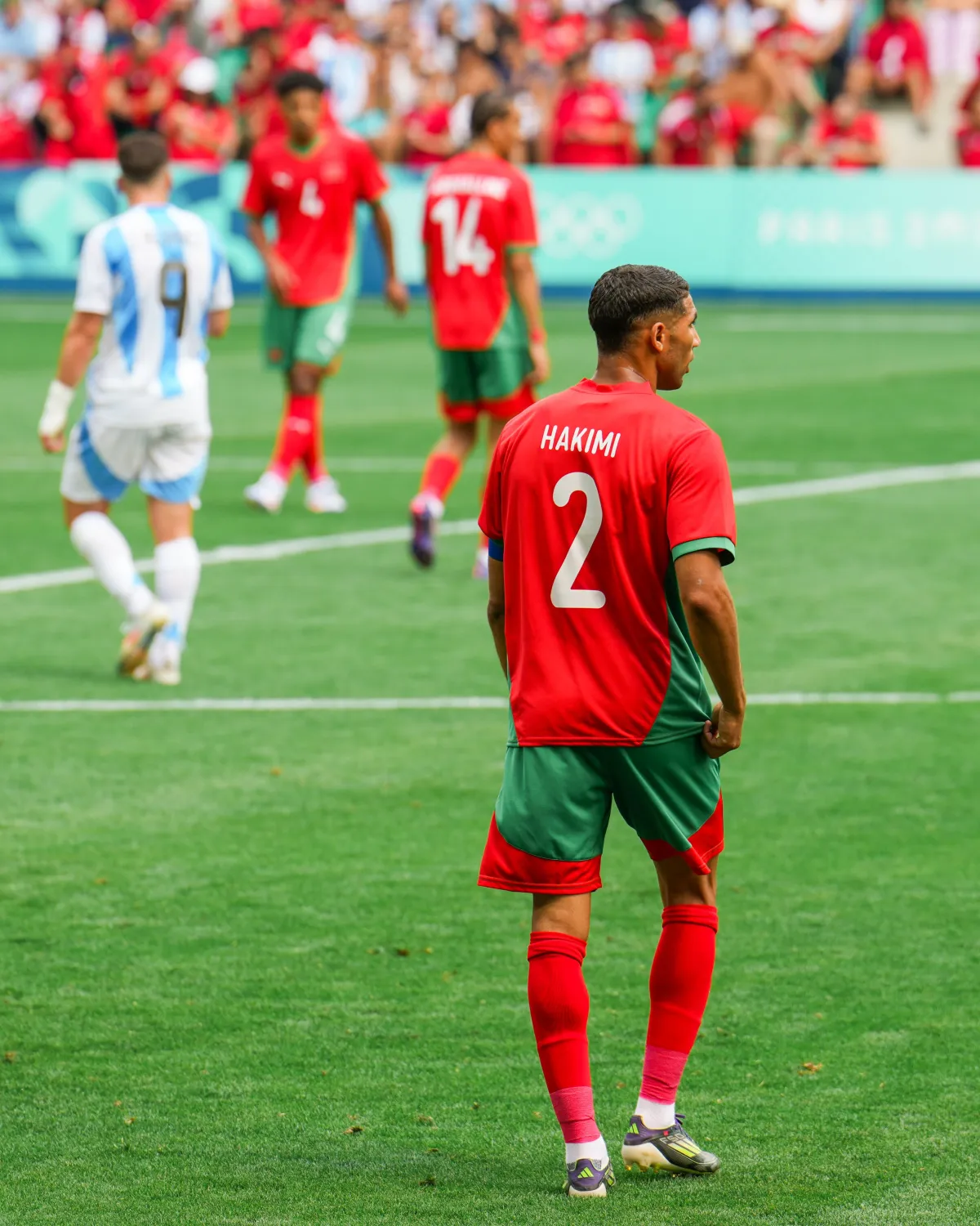 مباراة المغرب والأرجنتين في الأولمبياد- الصورة من حساب أولمبياد باريس على منصة إكس 