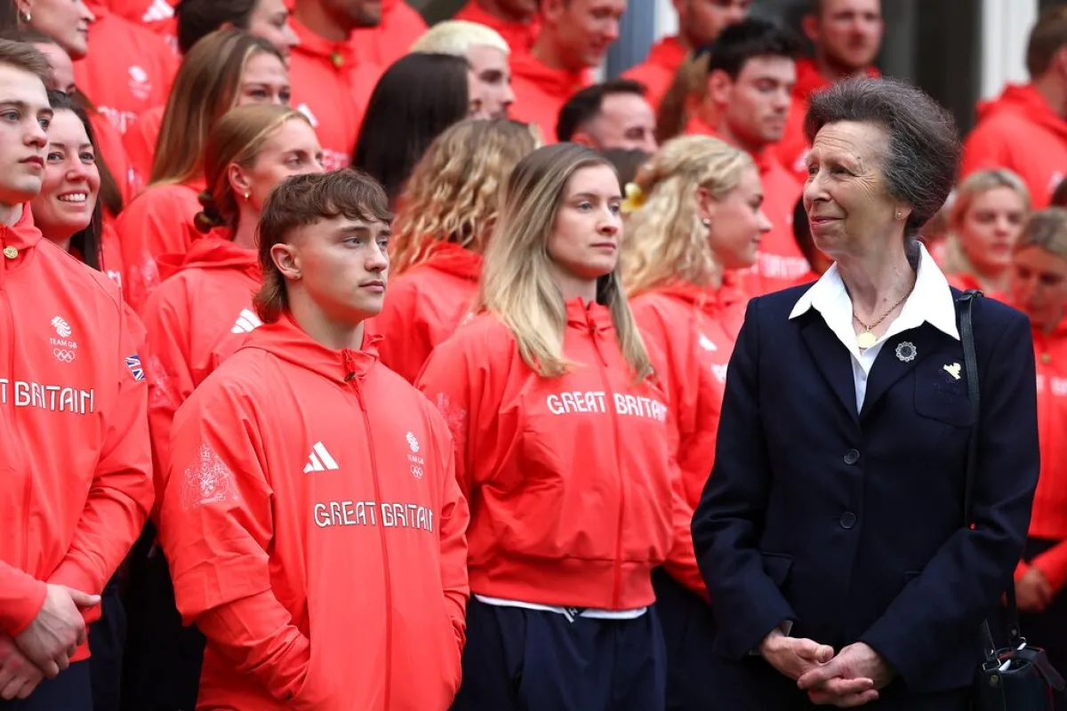 الأميرة آن Princess Anne في السفارة البريطانية (مصدر الصورة: Richard Pelham / POOL / AFP)