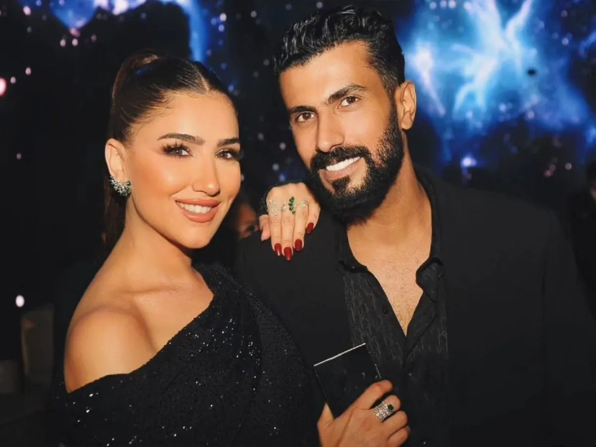 محمد سامي ومي عمر- الصورة من حساب محمد سامي على إنستغرام