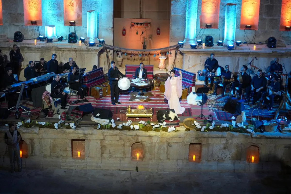 حفل ديانا كرزون في مهرجان جرش - الصورة من المركز الاعلامي لديانا كرزون