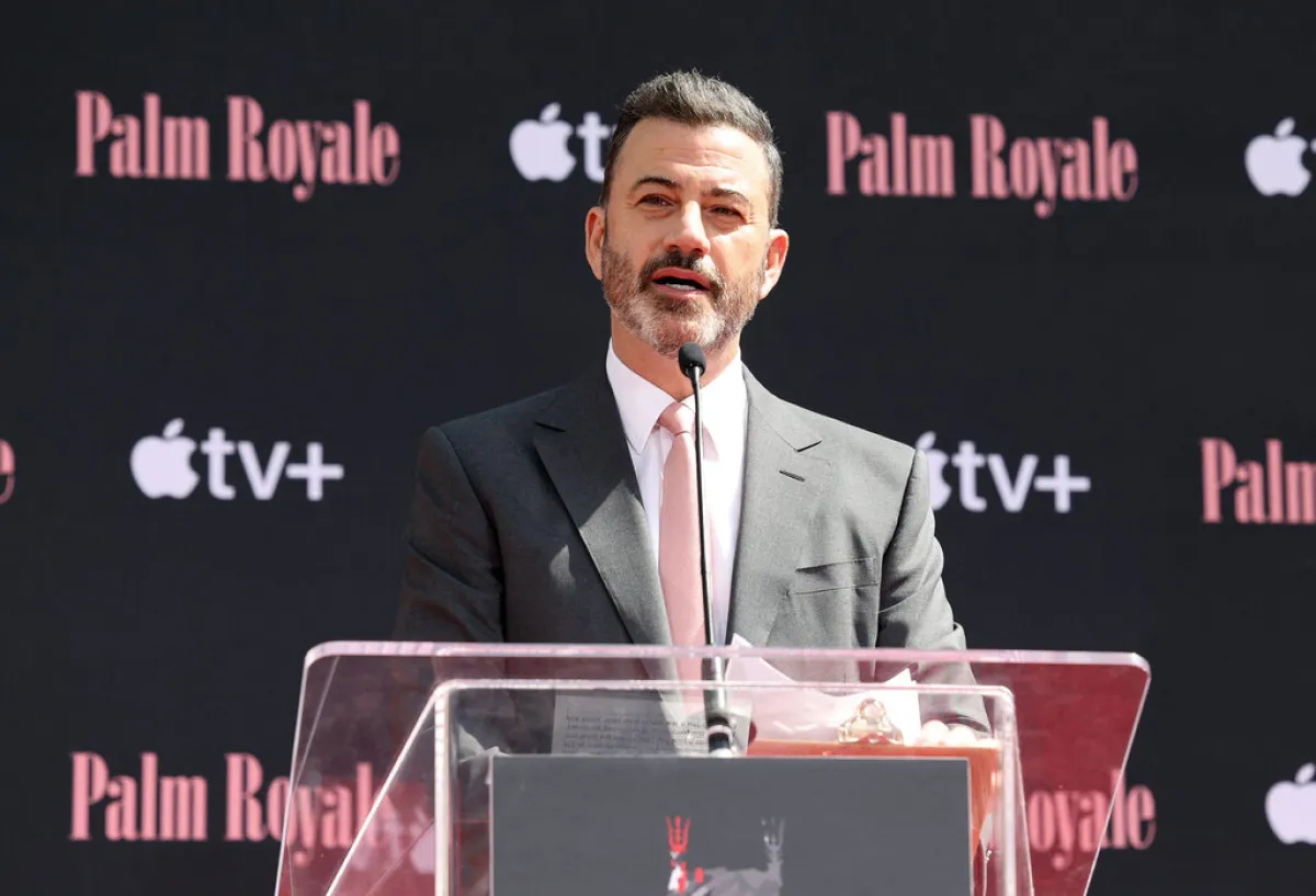 جيمي كيميل Jimmy Kimmel في كاليفورنيا (مصدر الصورة: Monica Schipper / GETTY IMAGES NORTH AMERICA / Getty Images via AFP)