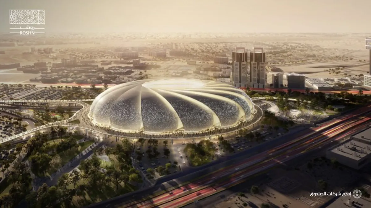إنشاء ملعب جديد لكرة القدم في مدينة الخبر- مصدر الصورة حساب روشن على منصة إكس