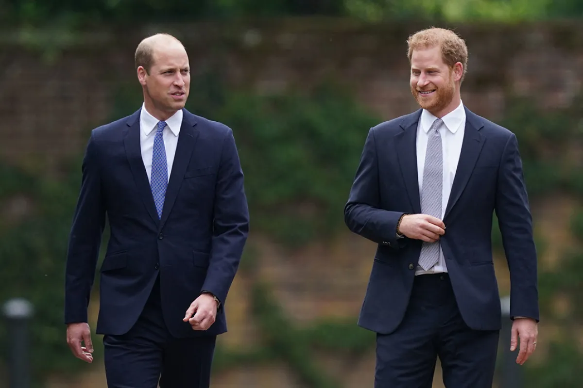 الأمير ويليام والأمير هاري Prince William  and Prince Harry في لندن عام 2021 (مصدر الصورة: Yui Mok / POOL / AFP)