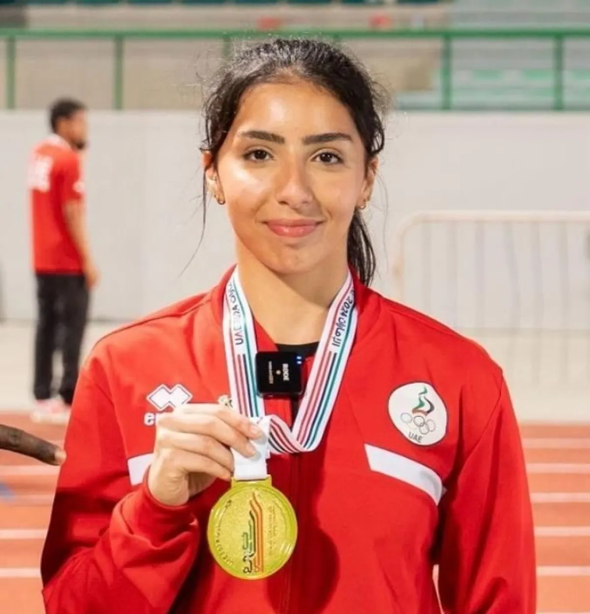 العداءة مريم الفاسي. الصورة من wam