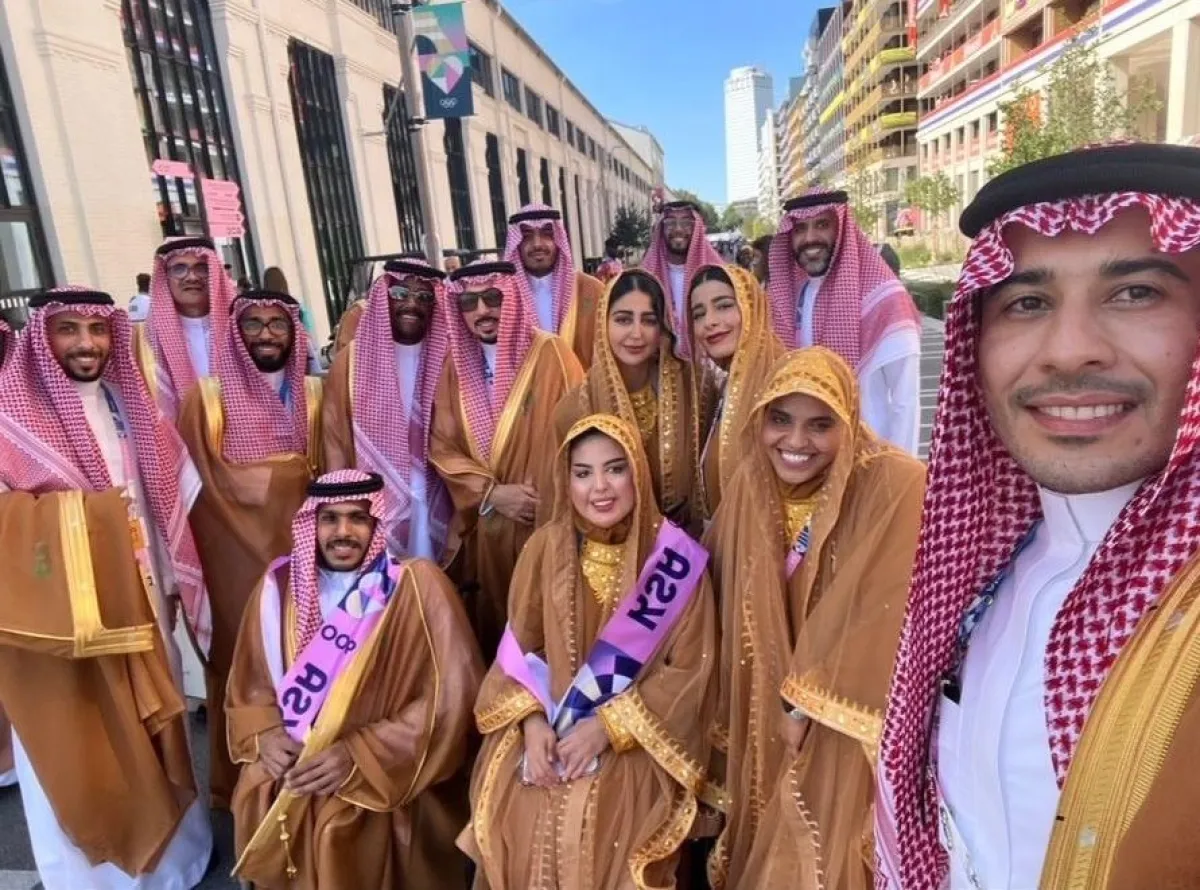 اللاعبون السعوديون المشاركون في بارالمبياد باريس 2024. الصورة من الحساب الرسمي للجنة الأولمبية والبارالمبية السعودية على منصة x